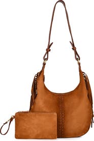 OLD TREND Hydrangea Large Vintage Ombre Shoulder Bag