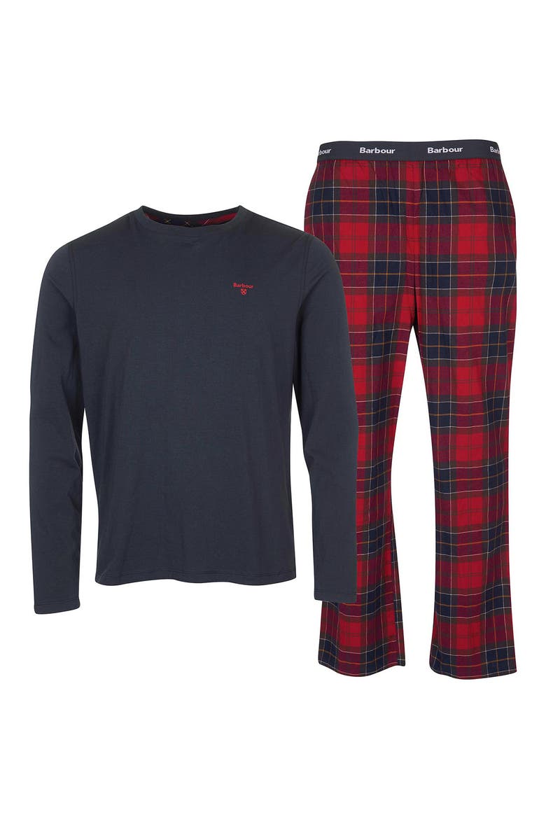 Doug Pajamas, Alternate, color, RED TARTAN
