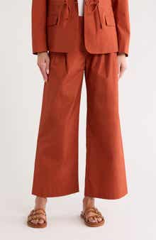 Ulla Johnson Lani Cotton Wide Leg Pants