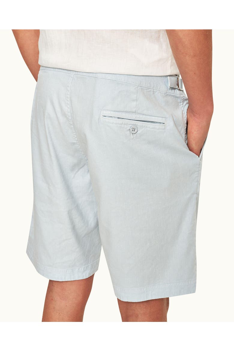 Dane Garment Dye Tailored-Fit Shorts, Alternate, color, LIGHT SKY POOL