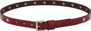 AllSaints Flat Stud Leather Belt