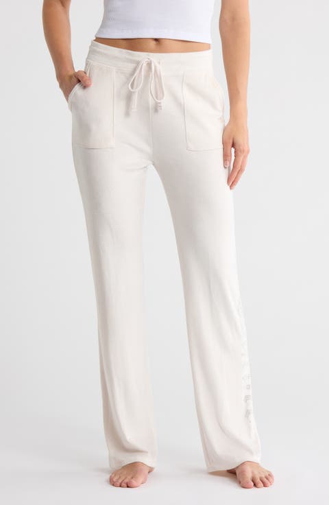 Velour Pajama Pants