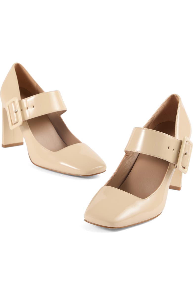 LK Bennett Phoebe Mary Jane Pump, Alternate, color, Buttercream