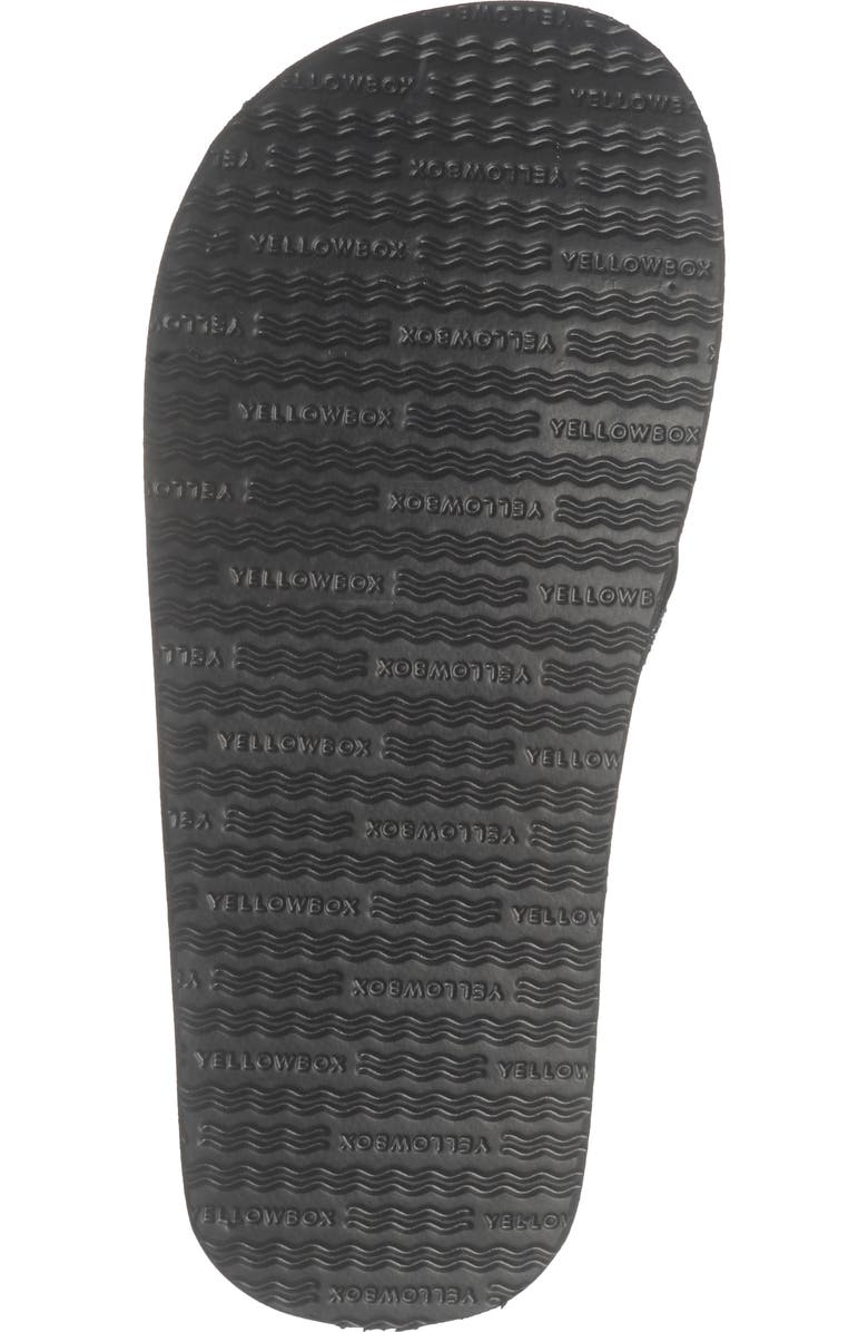 Yellow Box Premium Feliks Flip Flop Sandal, Alternate, color, Black
