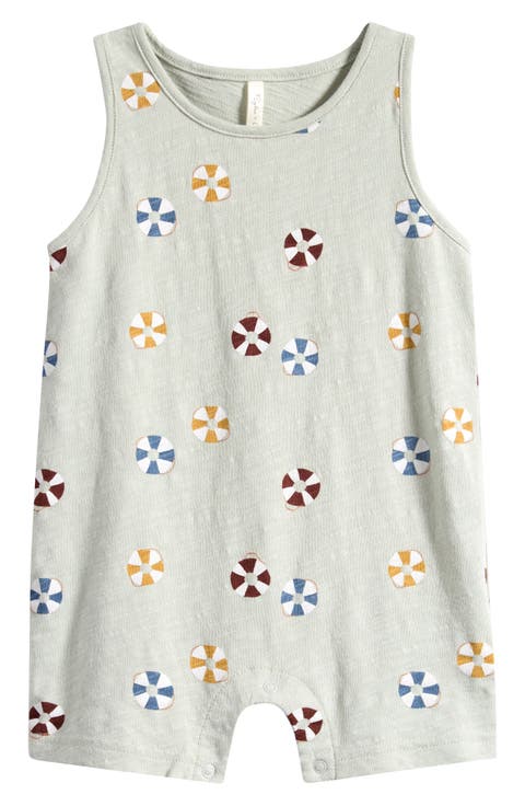 Print Cotton Romper (Baby)