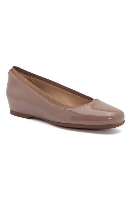Abeo Cadence Ballet Flat In Tan Pat - Metatarsal