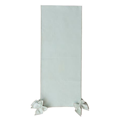 Cotton & Linen Table Runner with Detachable Bows