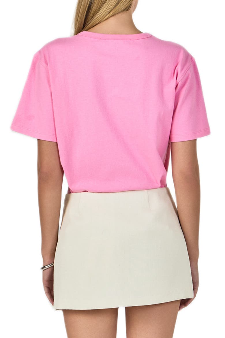 Bonjour Sequins Knit Top, Alternate, color, PINK