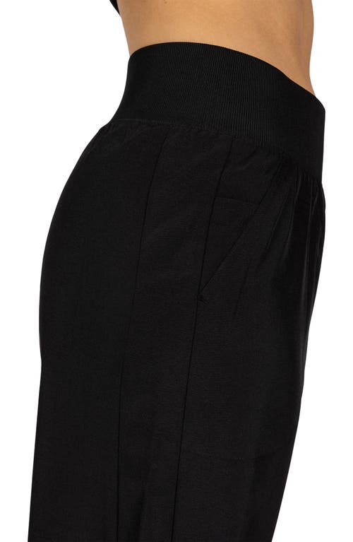 Kyodan 4-way Stretch Wide Leg Pants In Black