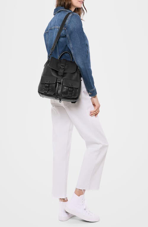 Aimee Kestenberg The Saddle Up Leather Backpack In Black