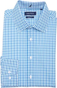 Nautica Slim Fit Geo Print Stretch Dress Shirt