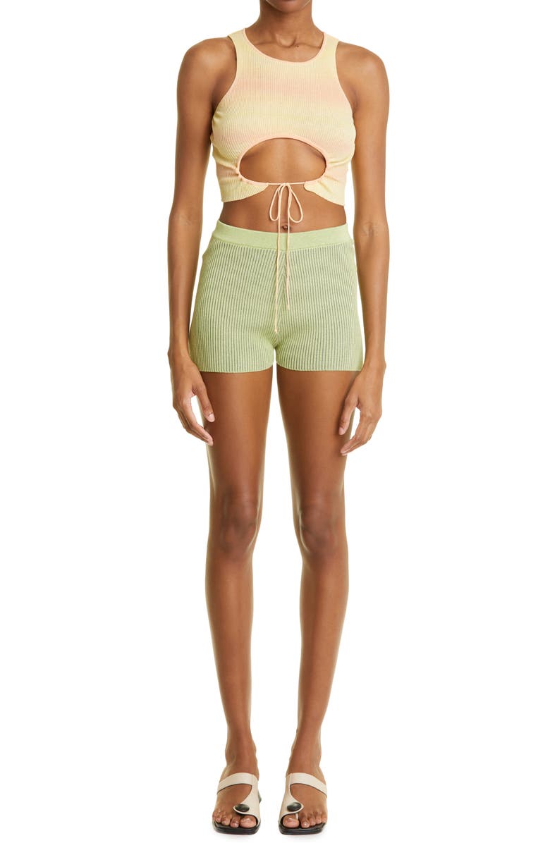 Paloma Wool Roure Cutout Reversible Crop Tank, Alternate, color,