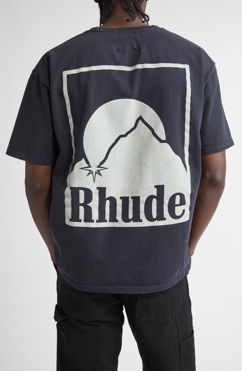 Rhude Moonlight Badge Graphic T-Shirt, Alternate, color, 