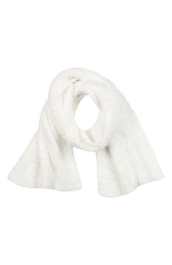 San Diego Hat Knit Scarf In White