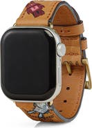 MCM 38-41mm Apple Watch Band in Rabot Visetos