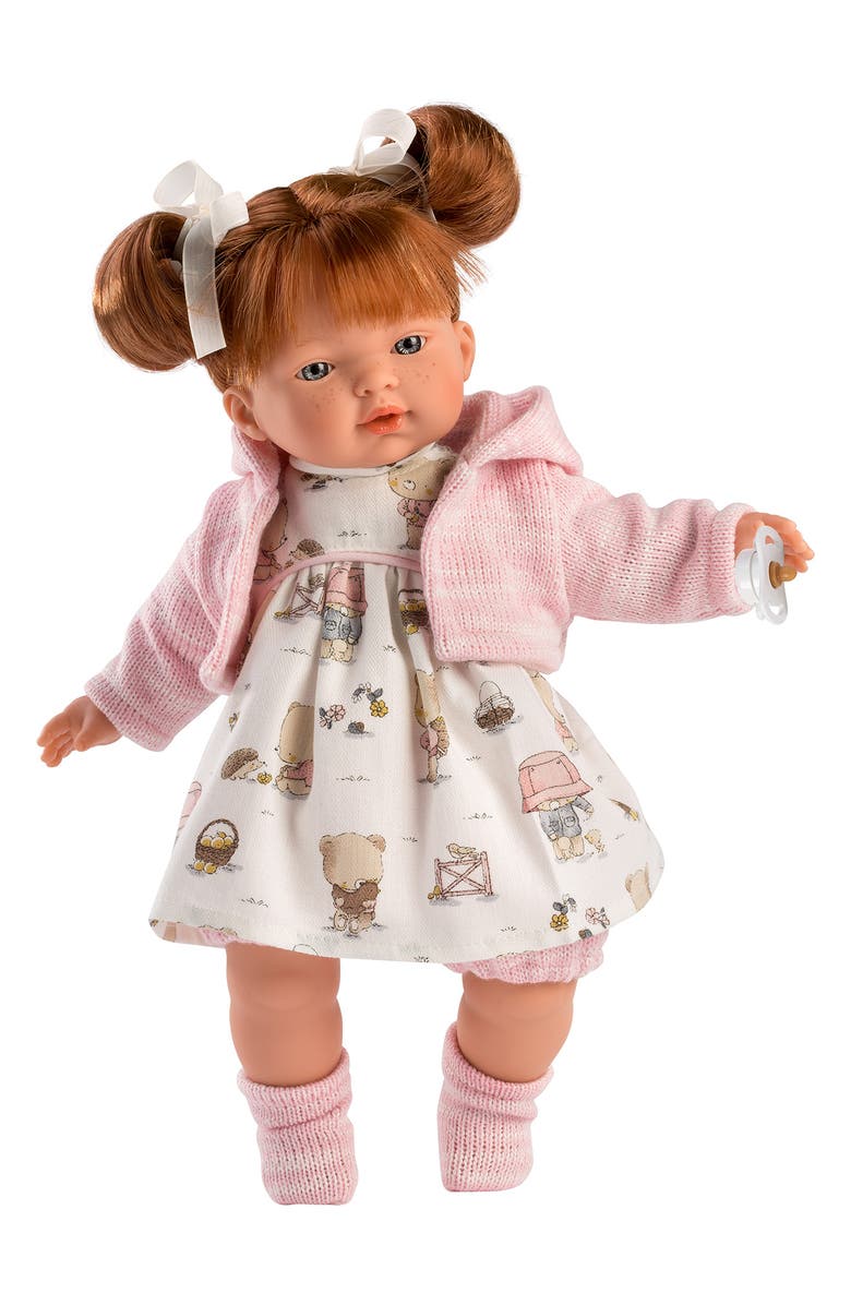 Llorens Rosalie 13" Soft Body Crying Baby Doll, Alternate, color,