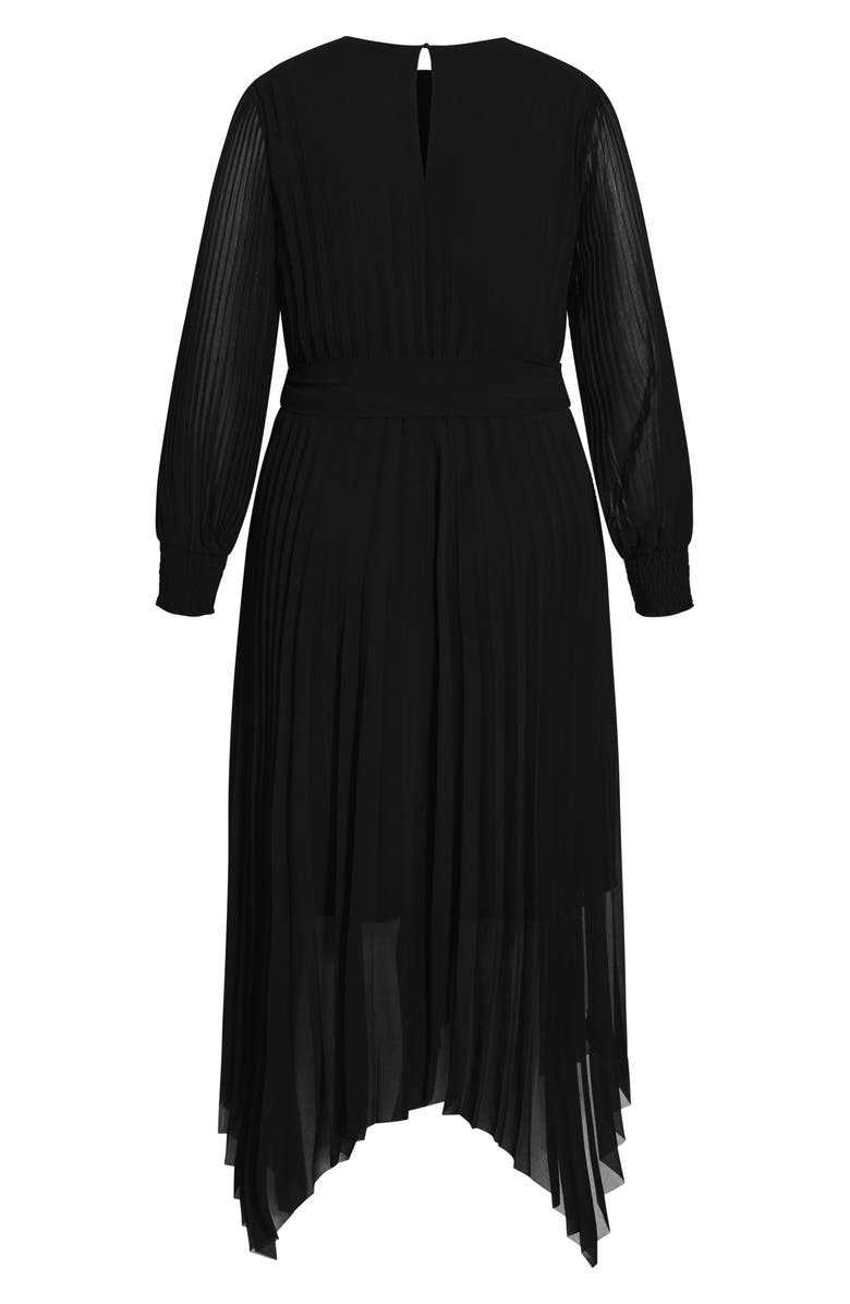 City Chic Natalie Long Sleeve Midi Dress, Alternate, color, 