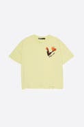 Bimba y Lola Hand Embroidered Logo T-Shirt