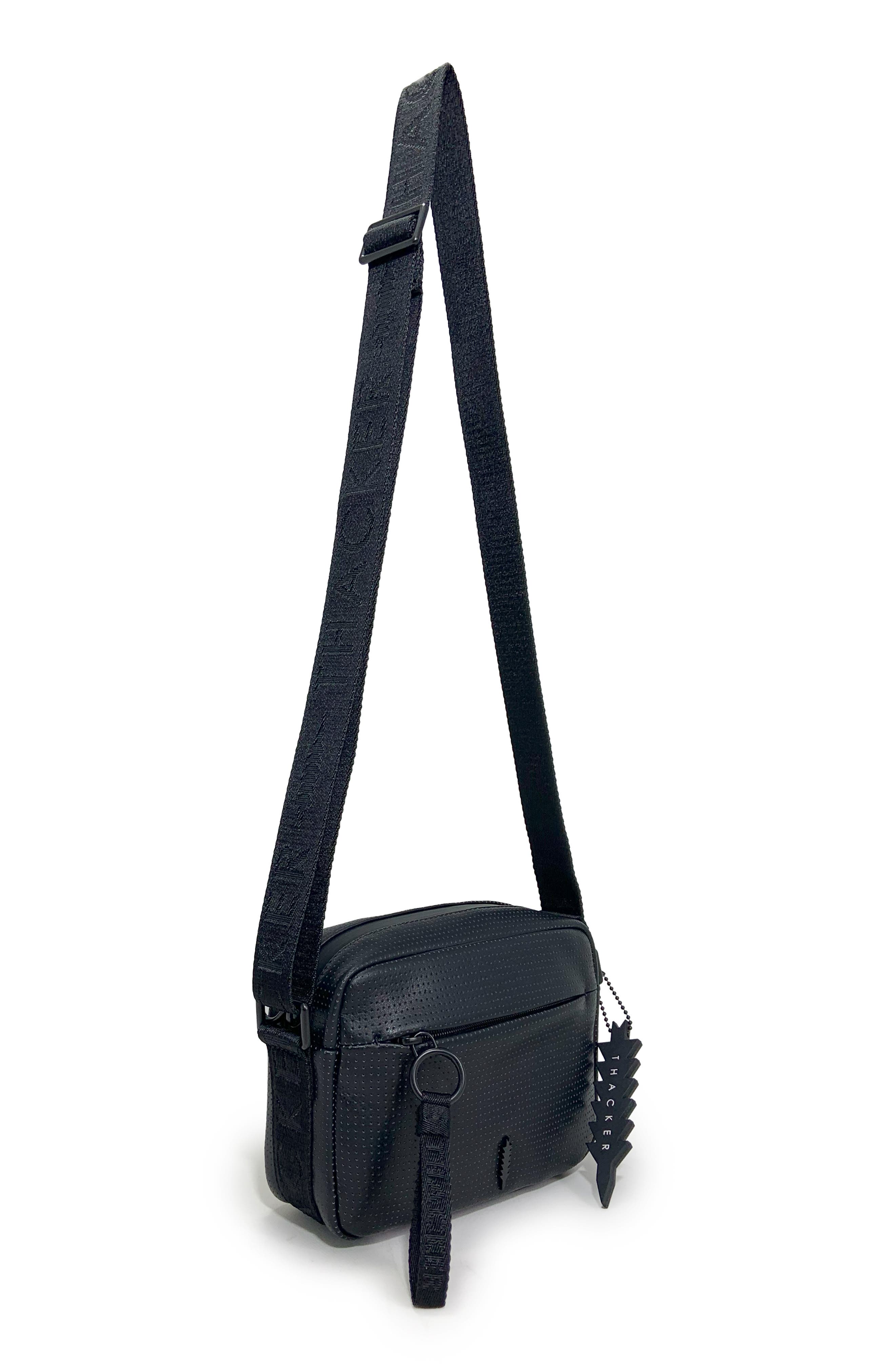 Thacker Ella Camera Crossbody Bag, Alternate, color, Black Perf