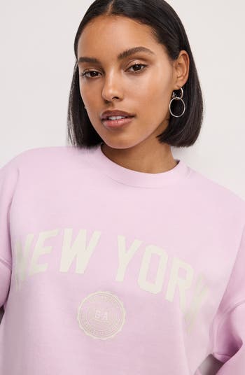 Brushed Fleece Graphic Sweatshirt