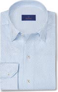 David Donahue Neat Print Sport Shirt