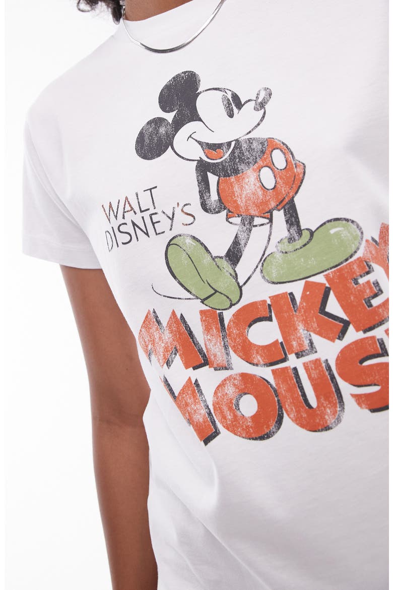 Mickey Mouse Shrunken Graphic T-Shirt, Alternate, color, IVORY