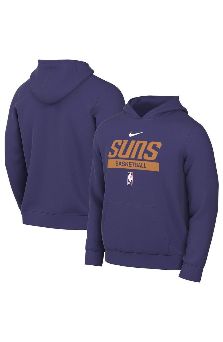 Nike Men's Nike Purple Phoenix Suns 2022/23 Spotlight On-Court Practice Performance Pullover Hoodie, Alternate, color, Purple