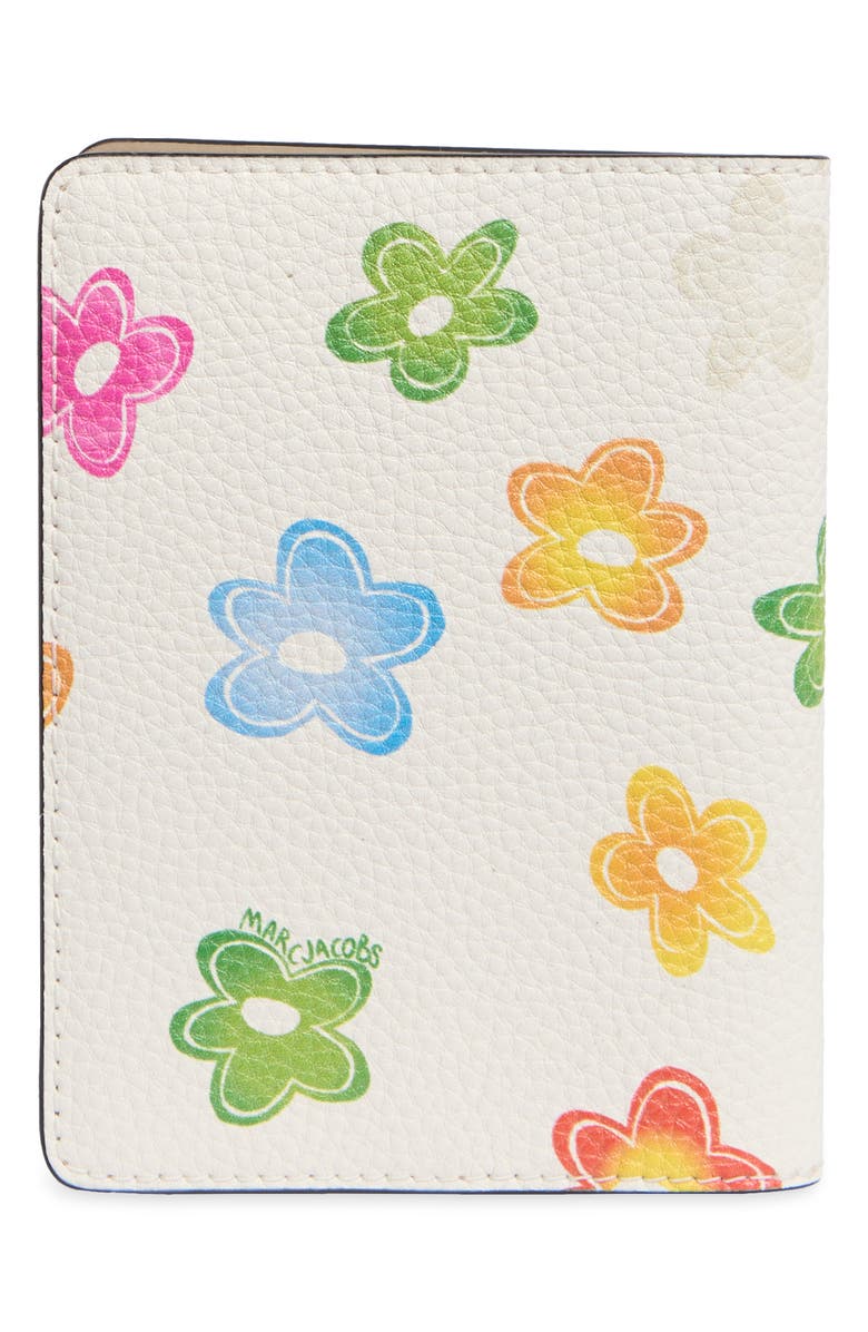 Marc Jacobs Flower Passport Case, Alternate, color, White Multi