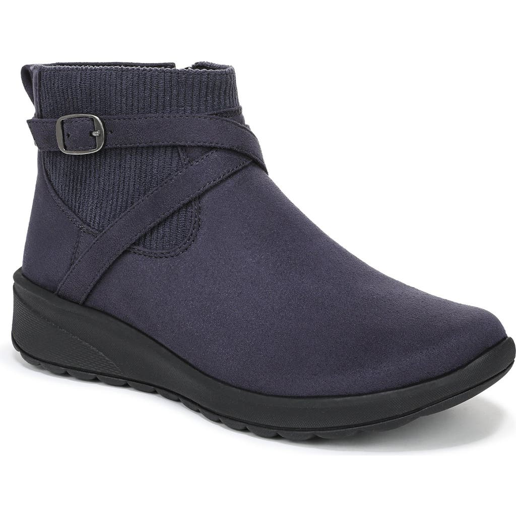 Lifestride Gates Wedge Bootie In Blue