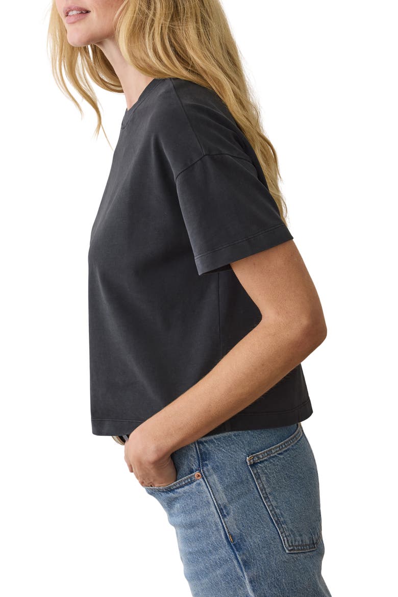 Cloud 9 Jersey Crewneck T-Shirt, Alternate, color, BLACK