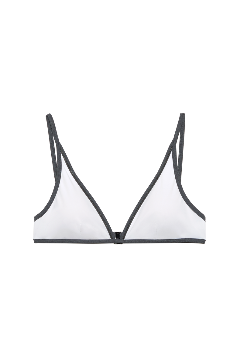 Brunello Cucinelli Bikini top with monili, Main, color, 