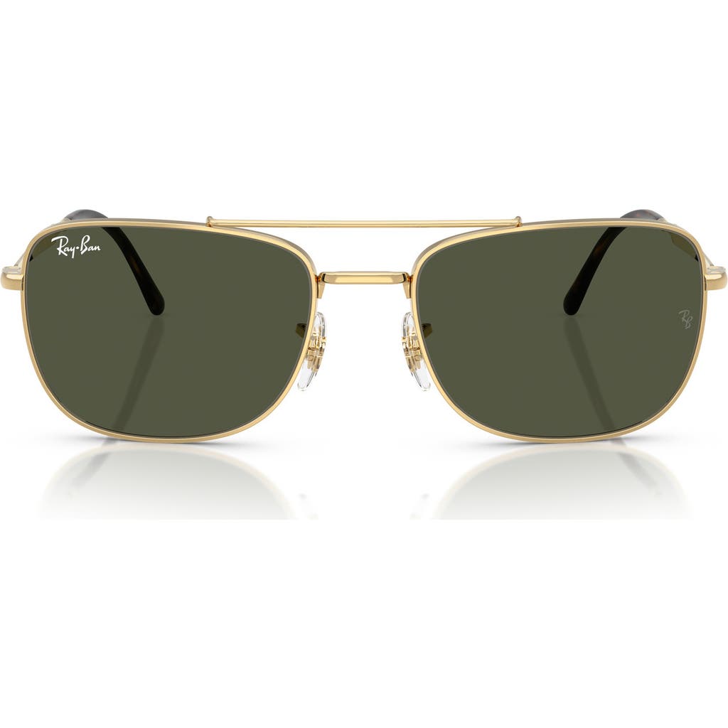 Ray Ban Ray-ban 62mm Rectangular Sunglasses In Arista