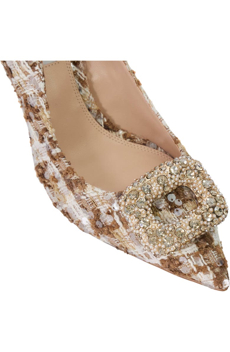 Dune London Aquamarine Pointed Toe Pump, Alternate, color,