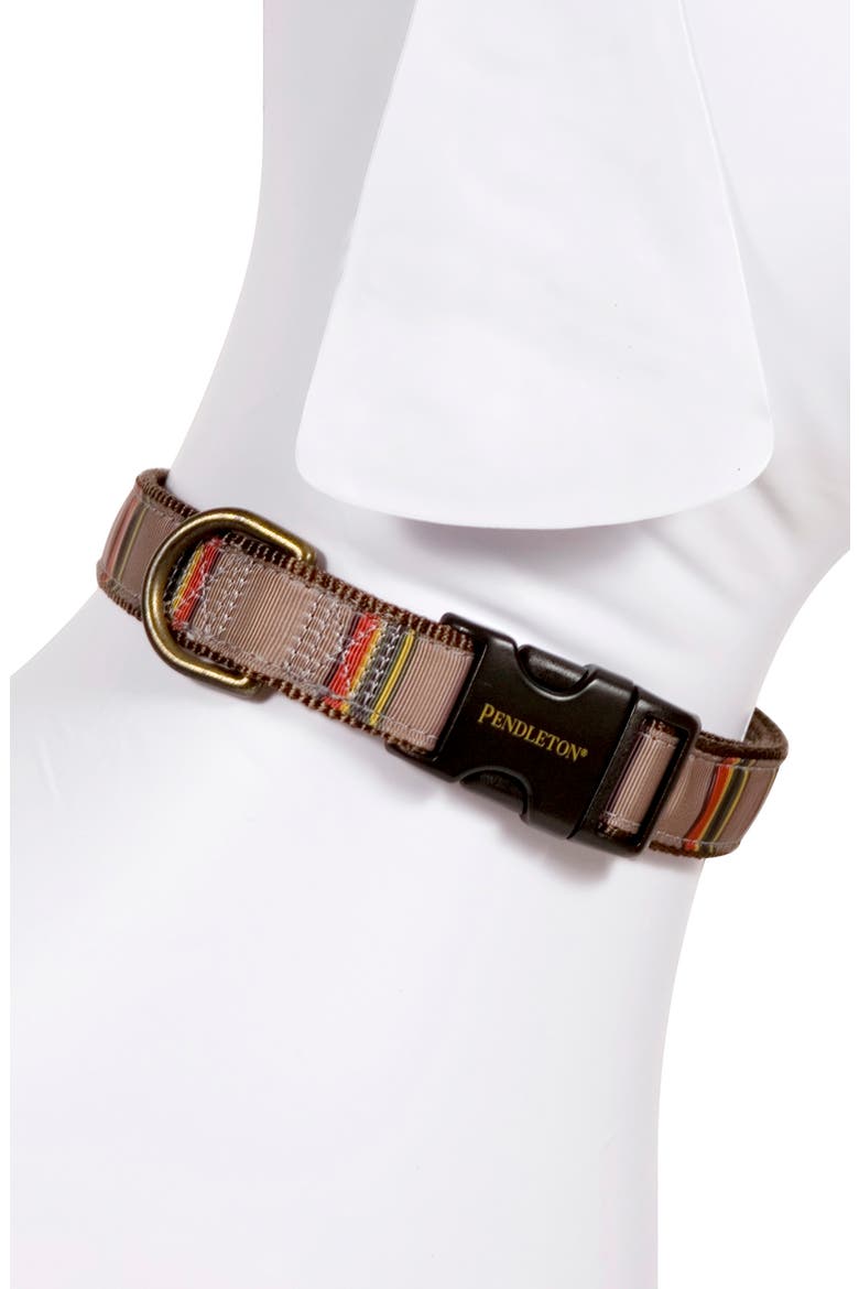 Camp Dog Collar, Alternate, color, UMBER
