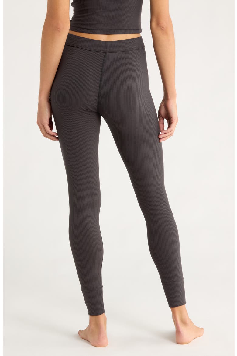 Paloma II Rib High Waist Lounge Leggings, Alternate, color, INK