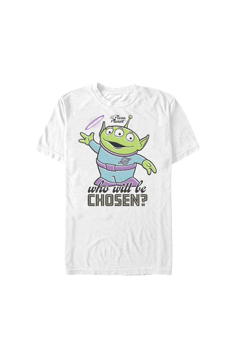 Men's Toy Story Who Will Be Chosen  Graphic T-Shirt, Alternate, color, White