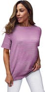 Jessica London Stretch Cotton Cuff Tee