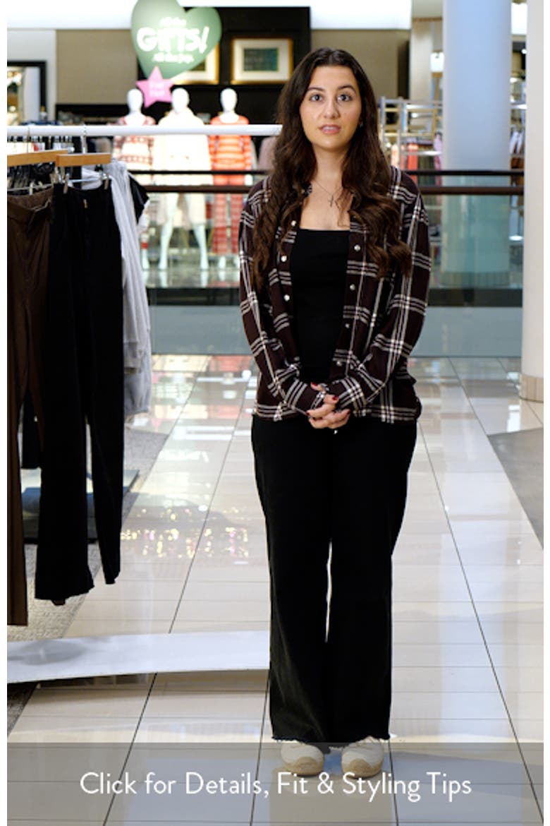 Alanna Ruffle Plaid Snap-Up Shirt video