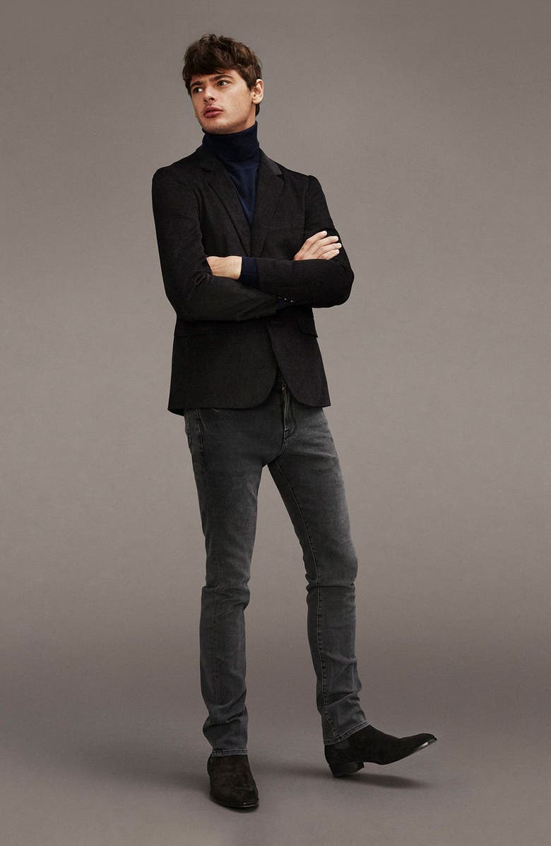 FRAME 'L'Homme' Skinny Fit Jeans, Alternate, color, Fade To Grey