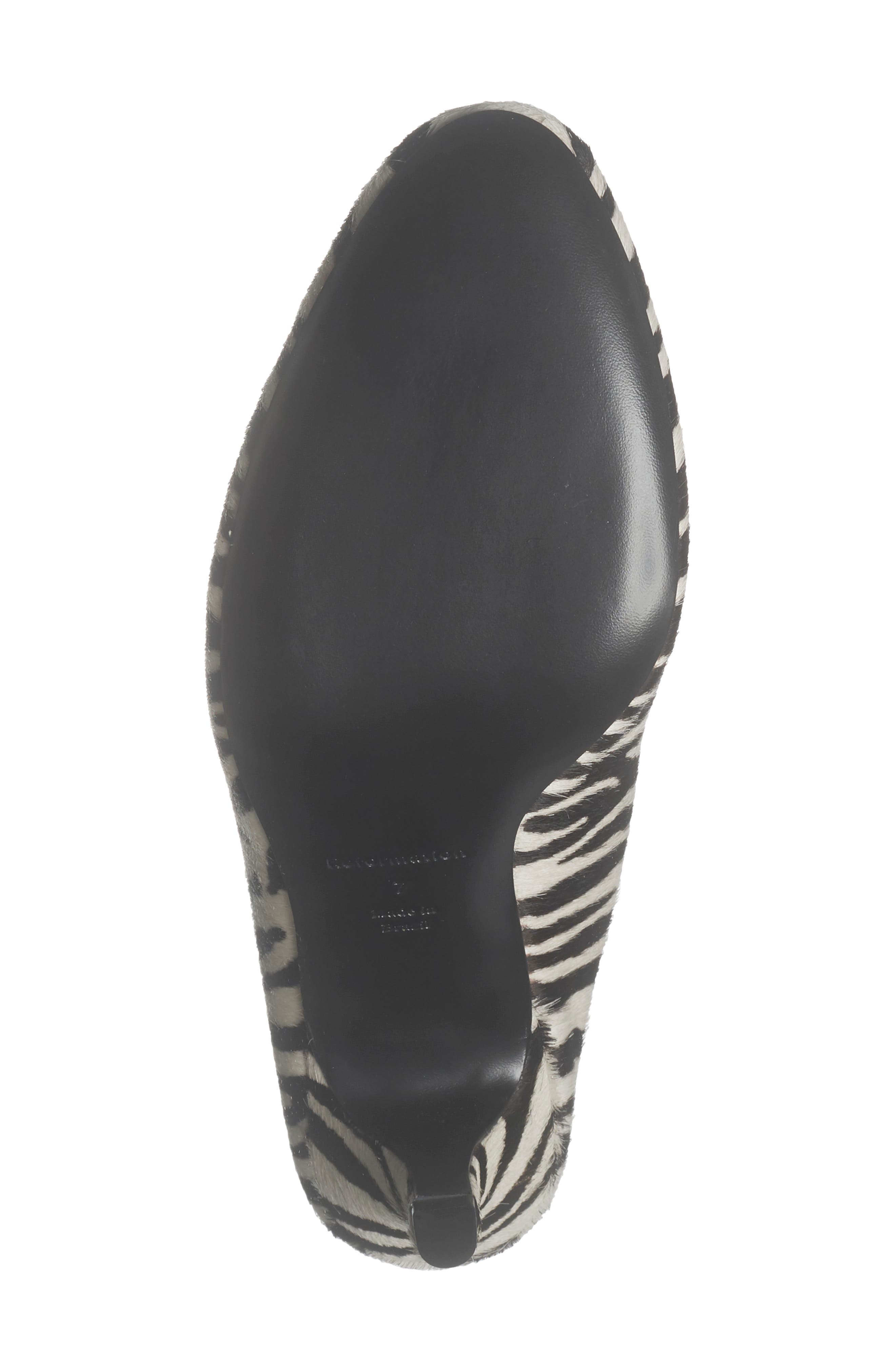 Xyler Mule, Alternate, color, ZEBRA HAIRCALF