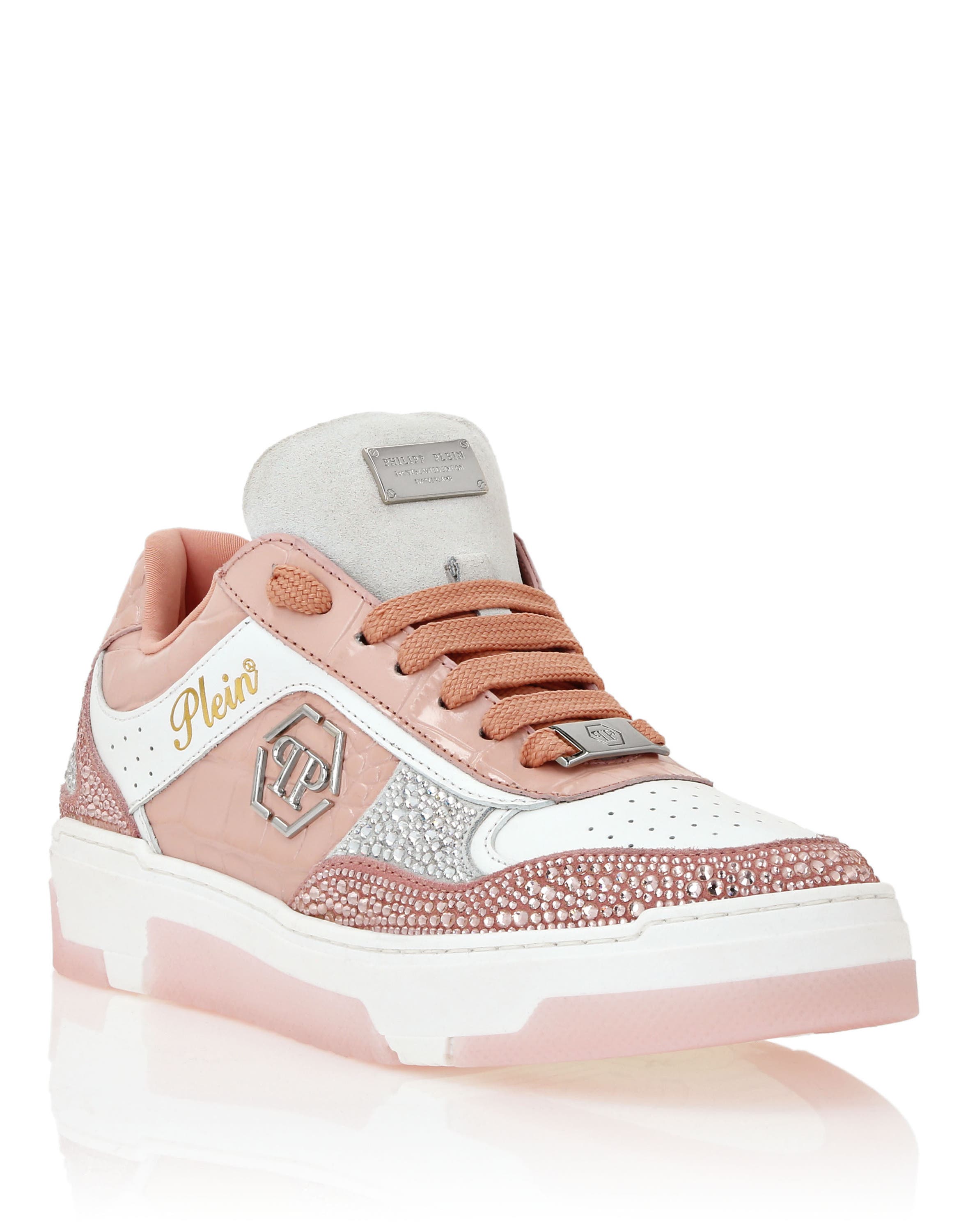 Low Top Sneakers Mix Strass Cocco Unisex, Main, color, rose/pink