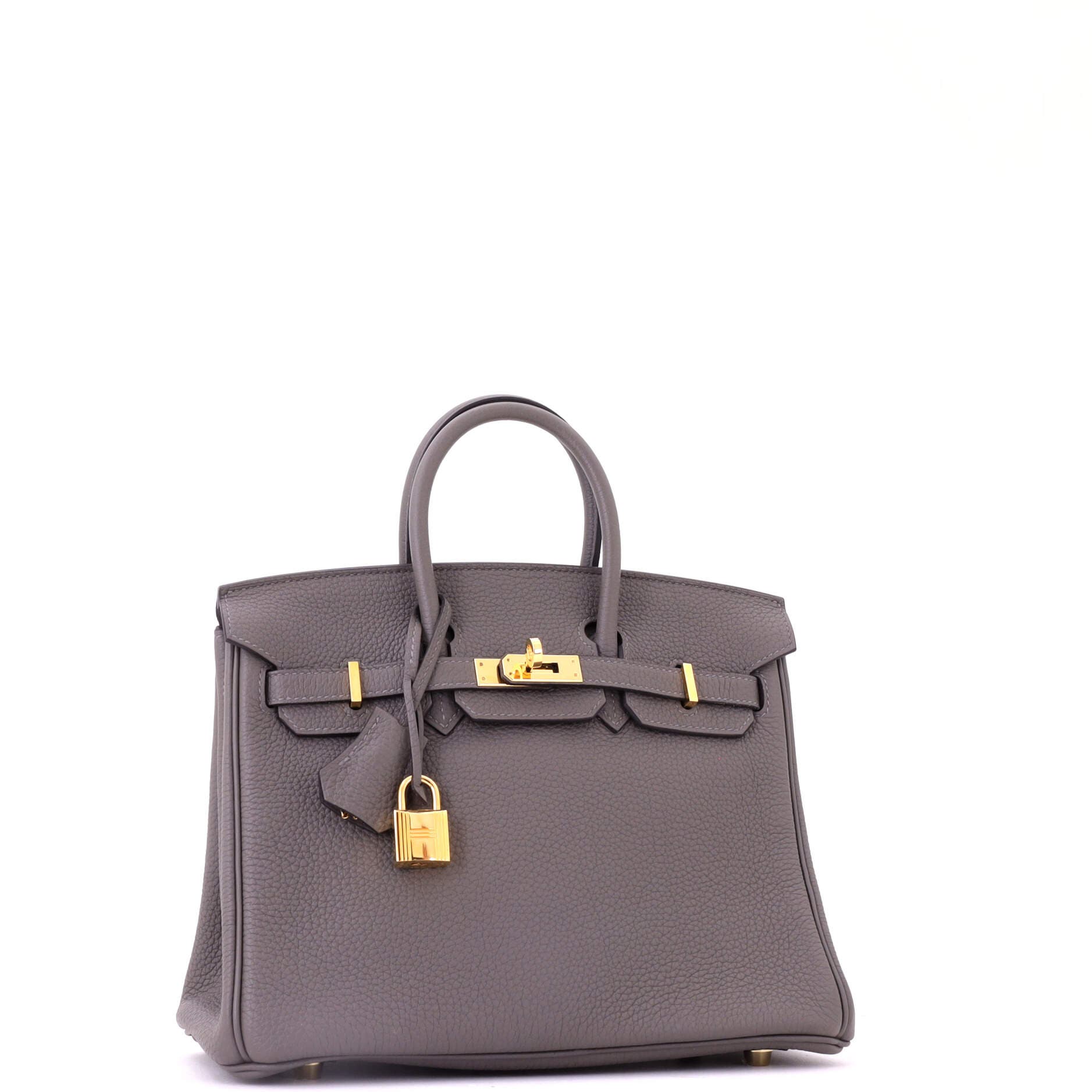 Birkin Handbag Grey Togo with Gold Hardware 25, Alternate, color, Gris Meyer