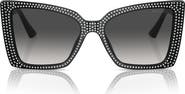 Jimmy Choo 54mm Gradient Butterfly Sunglasses