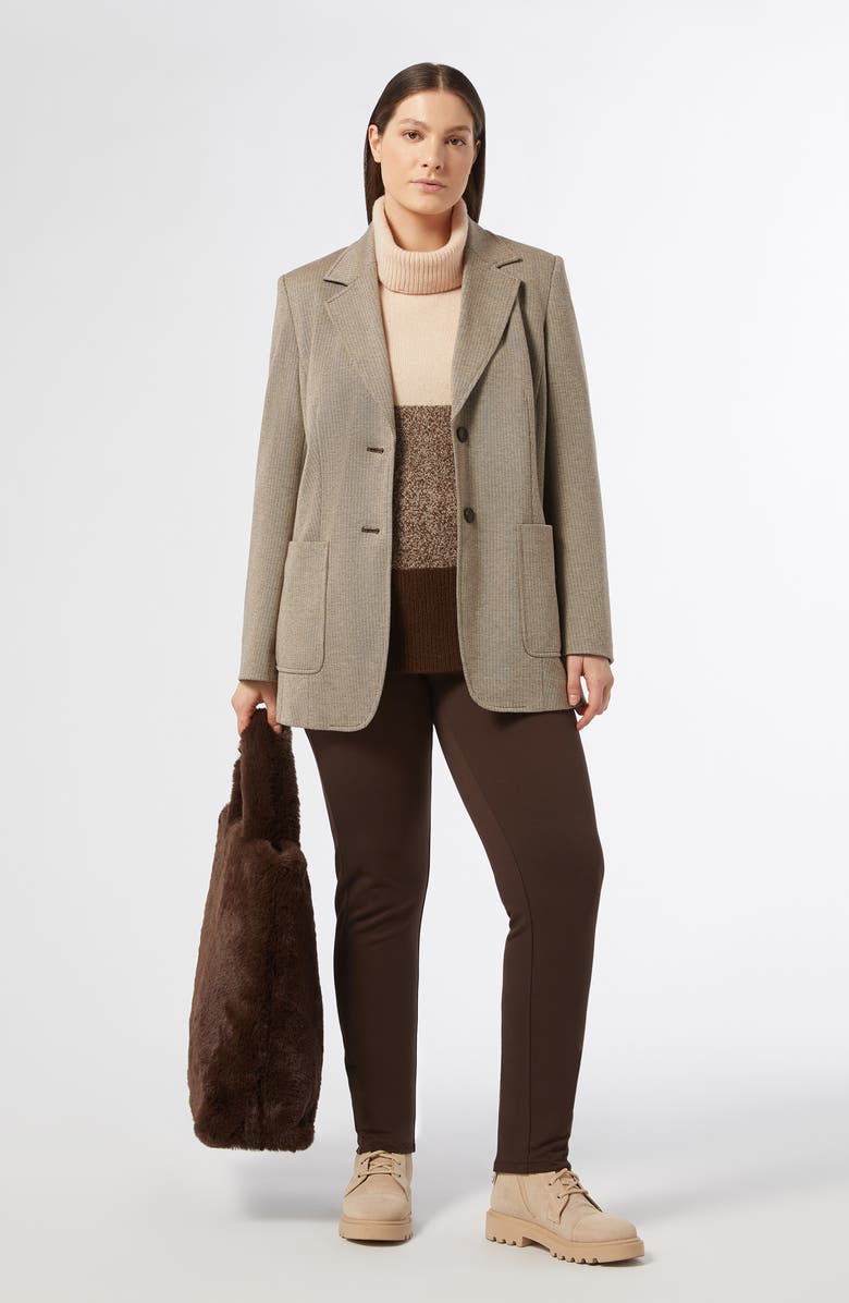 Marina Rinaldi Sublime Slim Fit Knit Pants, Alternate, color, 