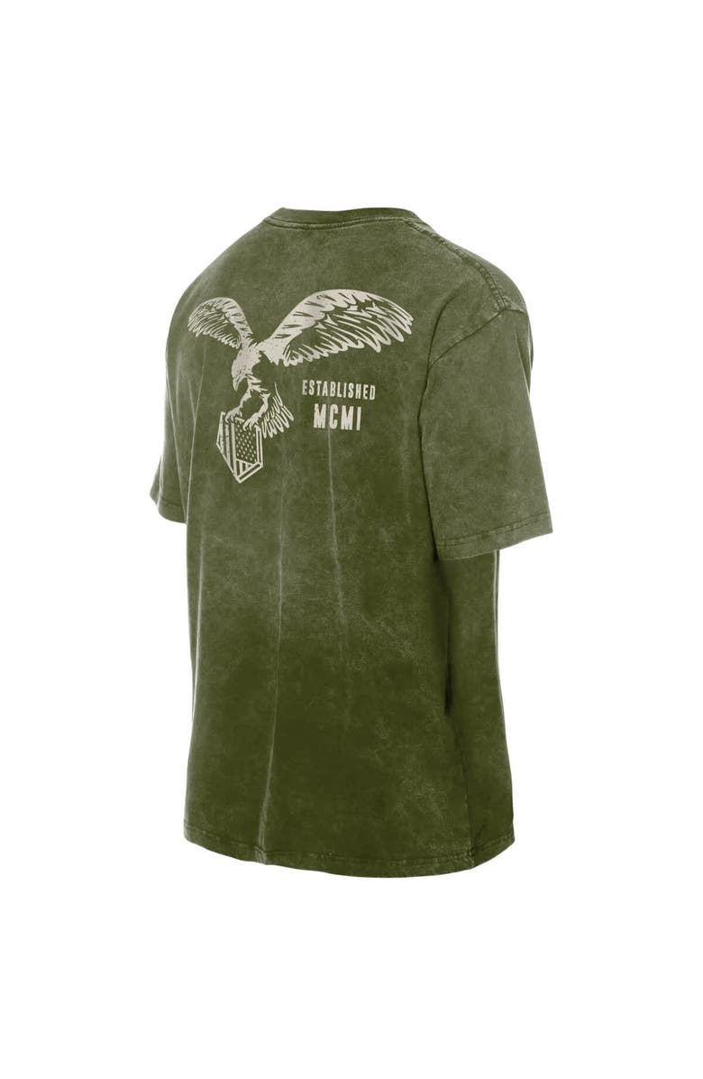 New Era Men's New Era Olive Cleveland Guardians 2026 Armed Forces Day T-Shirt, Alternate, color, Olive
