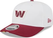New Era Men's New Era White/Burgundy Washington Commanders 2025 NFL Training Camp 9SEVENTY Adjustable Hat