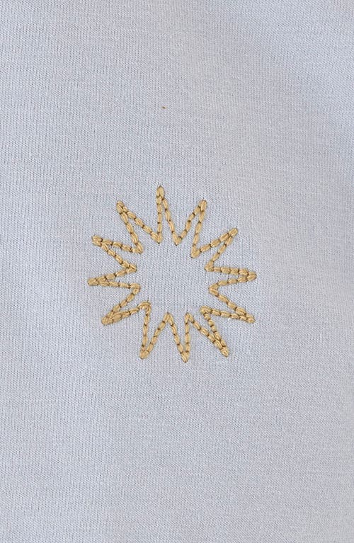 Threads 4 Thought Soft Wash Sunburst Embroidered T-shirt In Seamist