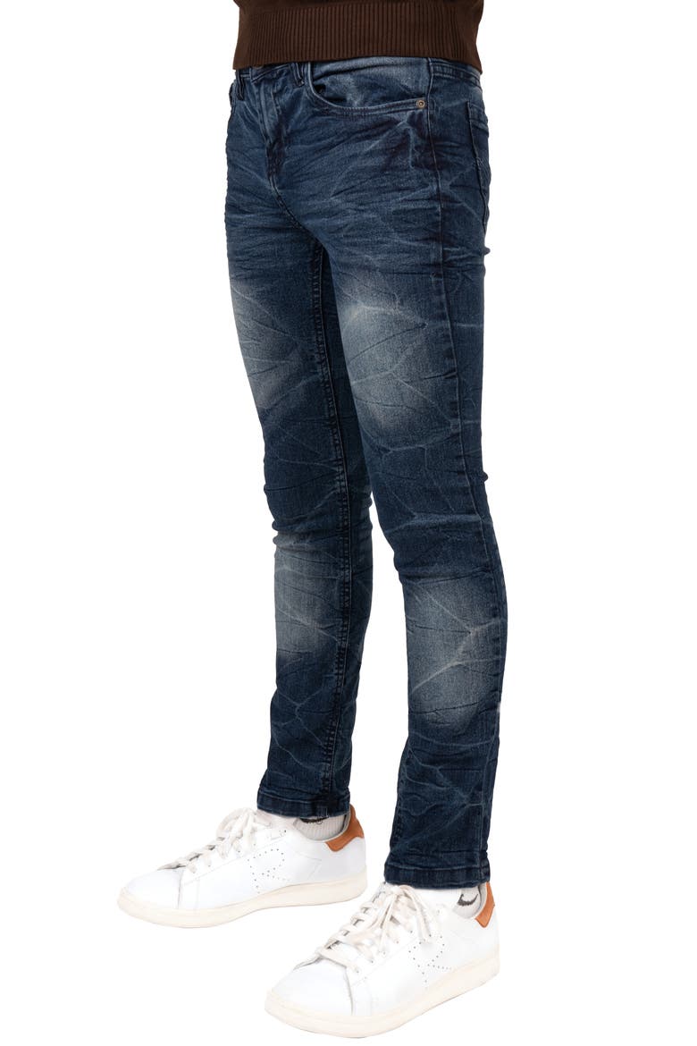Kids' Stretch 5-Pocket Skinny Jeans, Alternate, color, MED BLUE