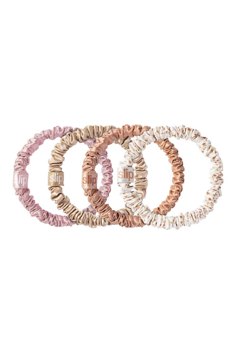 Pure Silk Skinny Hair Tie Nightlife Holiday Bauble (Limited Edition), Alternate, color, NO COLOR