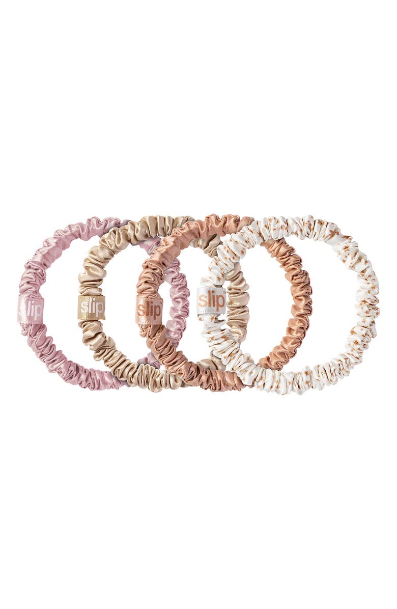 slip Pure Silk Skinny Hair Tie Nightlife Holiday Bauble, Alternate, color, 